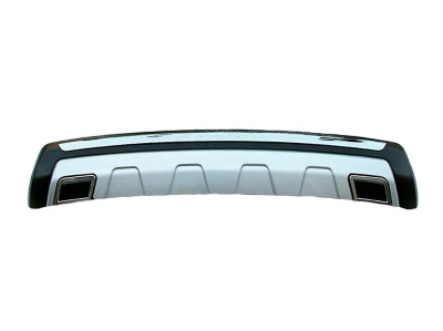 Mitsubishi Outlander (12–13) Накладка на задний бампер
