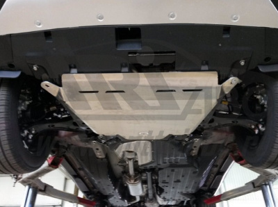 Honda CR-V (15–) Защита днища, из 3 частей, алюминий 4 мм (V-2,4)
